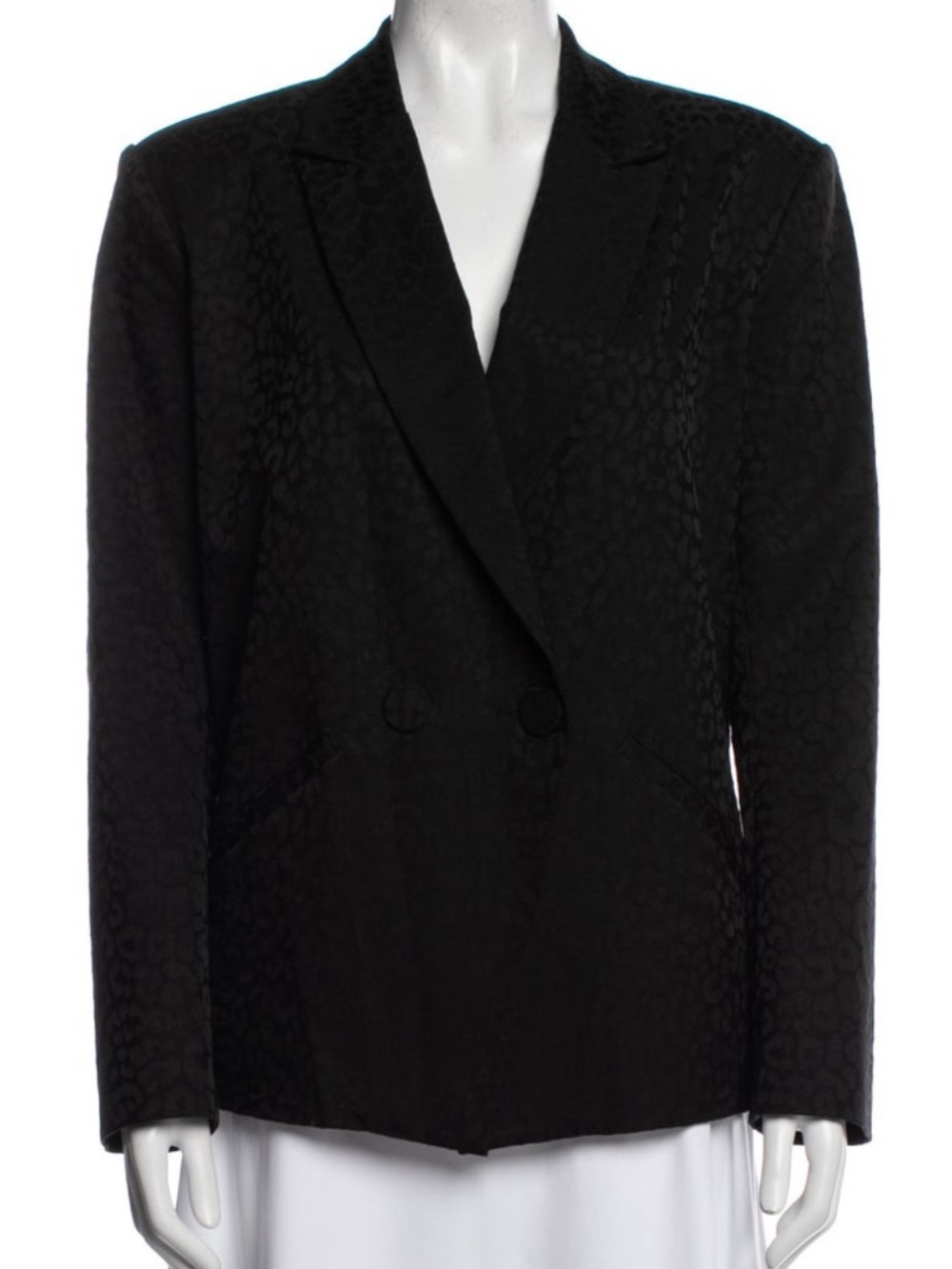 Michelle Mason Oversized Double-Breasted Blazer, size 4